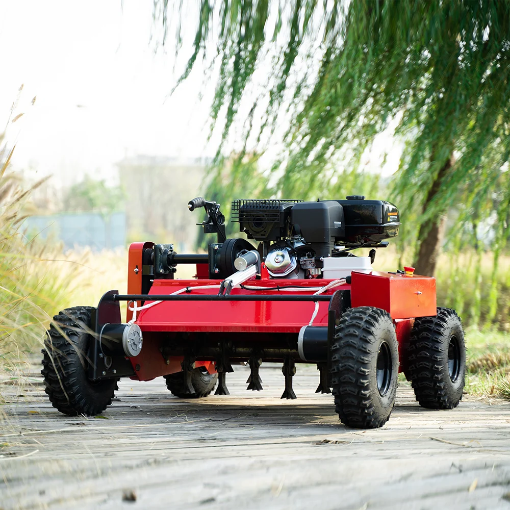Smart Remote Control Mower for Slopes Rc Lawn Mower Zero Turn Flail Lawn Mower for Sale