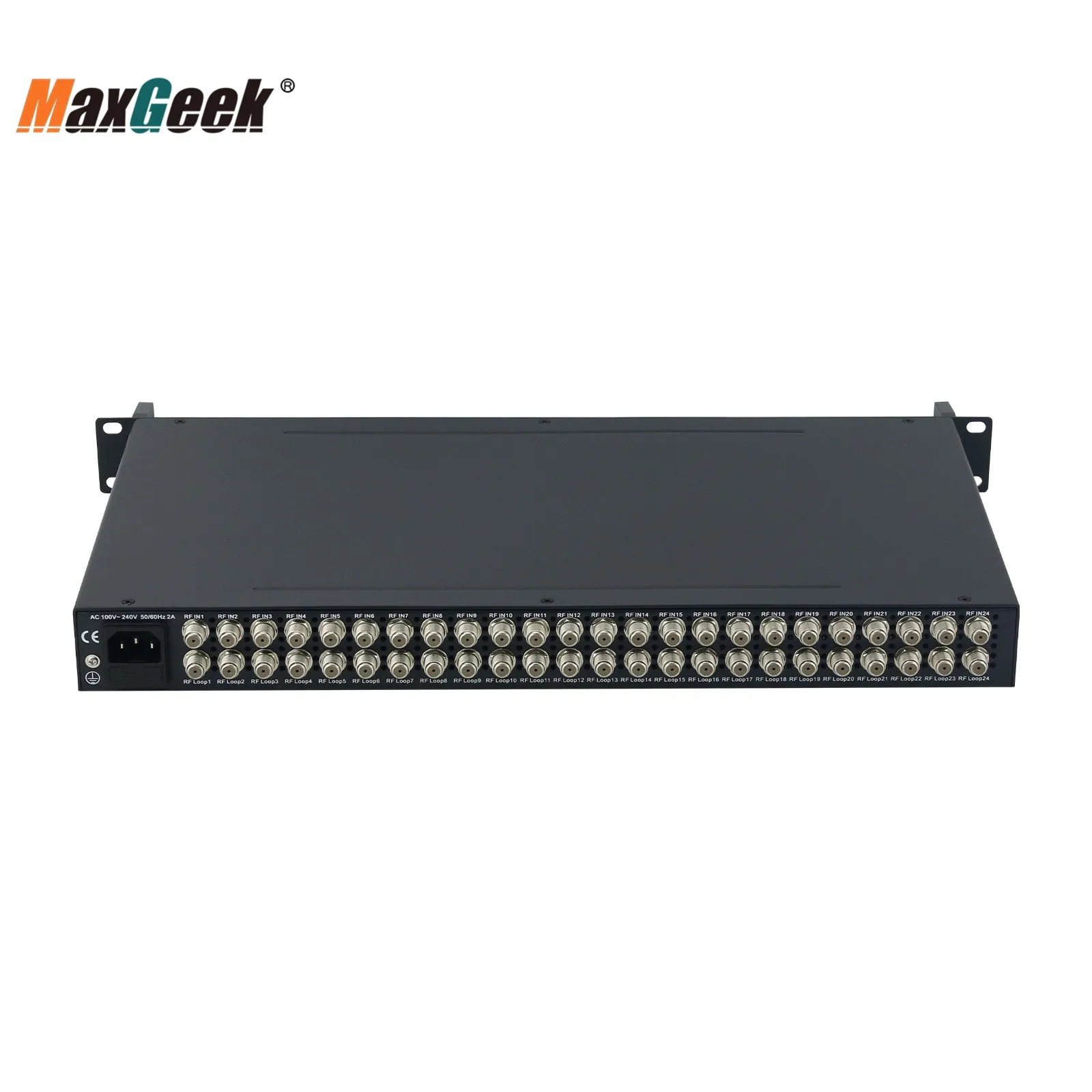 Maxgeek 3508B-24 Tuner do bramy IP 24-portowy tuner DVBS2 Wejście IP Wyjście Demodulacja Tuner Obsługa odśnieżania BISS