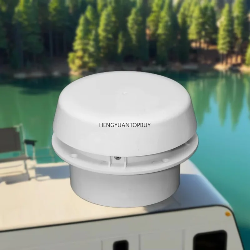 12V DC Electric Current Powered Interior Accessory Van Roof Fan Axial Ventilation Mushroom Head Shape Outlet Vent for Homes