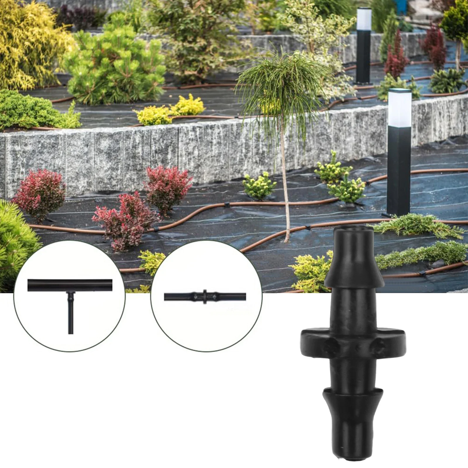 Easy Installation Connectors Barbed Connector User-friendly Assembly Versatile Use In Gardens For Garden Hoses