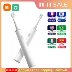 Xiaomi Mijia T300 Sonic Elektrikli Diş Fırçaları, Uzun Pil Ömrü, IPX7 Su Geçirmez Şarj Edilebilir Diş Fırçası Beyazlatma Diş, 2 Mod