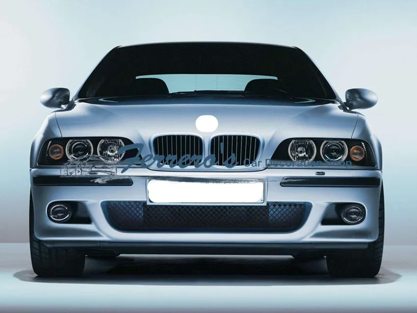 2pcs/lot For BMW E39 5 Series M5 1999-2003 Modification Matte black Bumper Kidney Front Grill Grille Wholesale