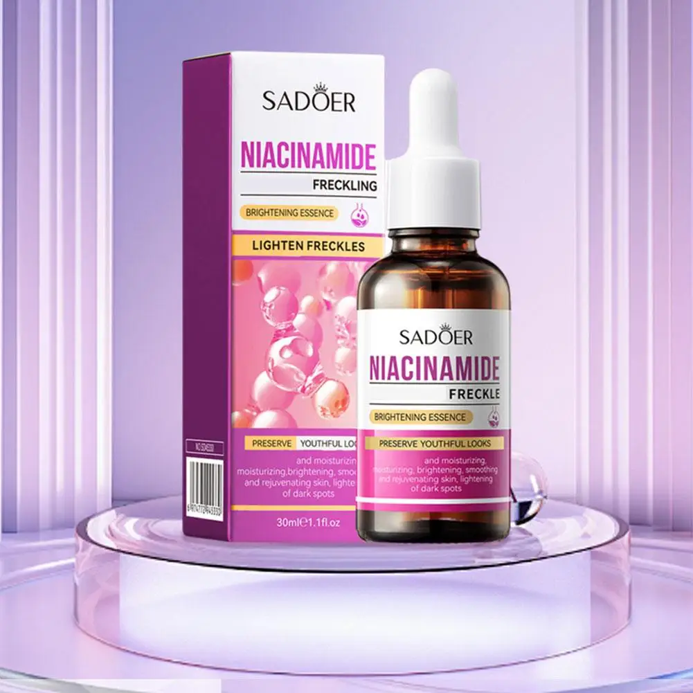 30ML Niacinamide Essentie Vervagen Fijne Lijntjes Gezichtsserum Vrouwen Melasma Gezicht Fleuren Huid Doffe Serum Lichter Hydrateren Zorg F H1N1