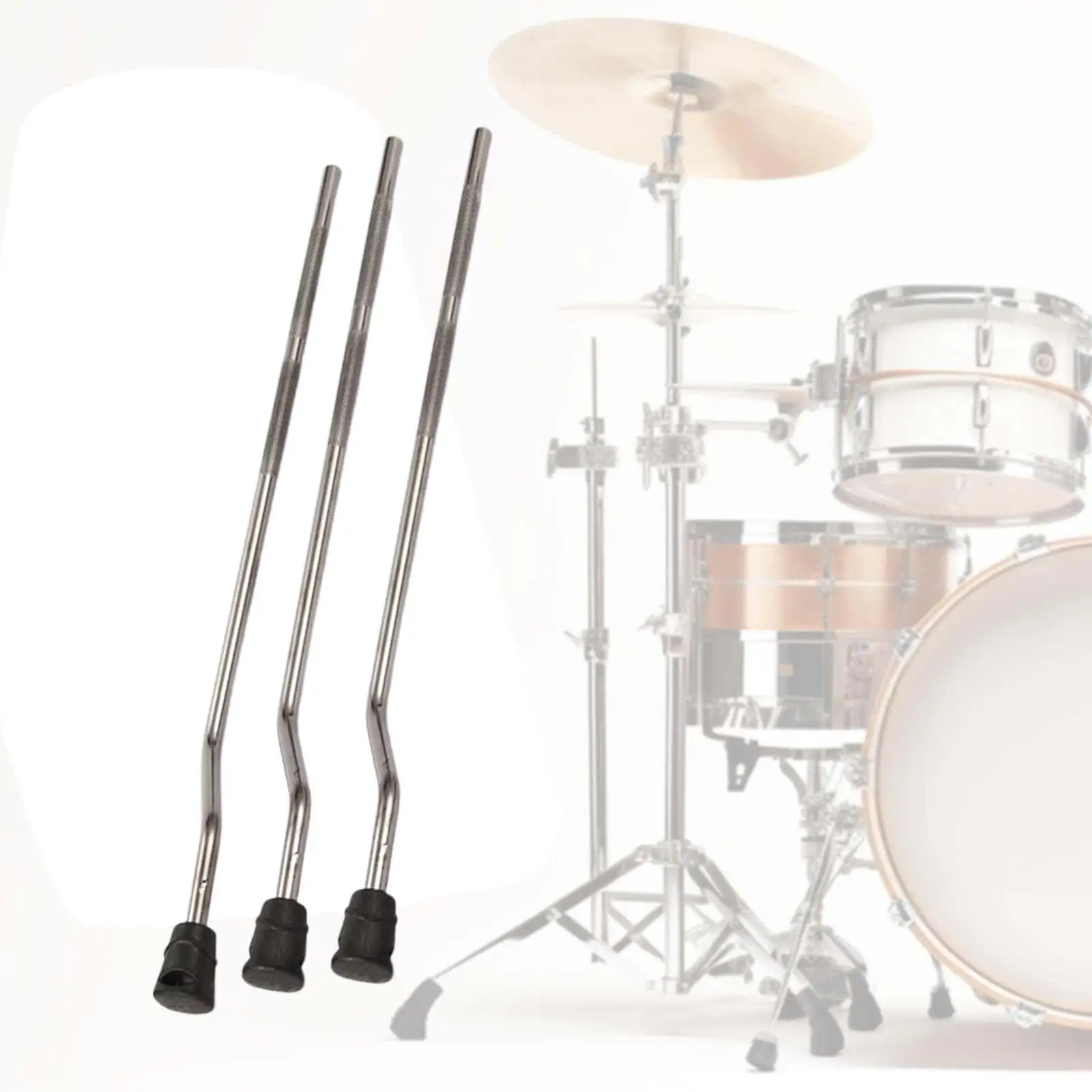 

3Pcs Metal Leg for Drum Drum Leg Replacement,Floor Tom Feet,Anti Slip Professional Stable Floor Tom Legs Drum Support Feet