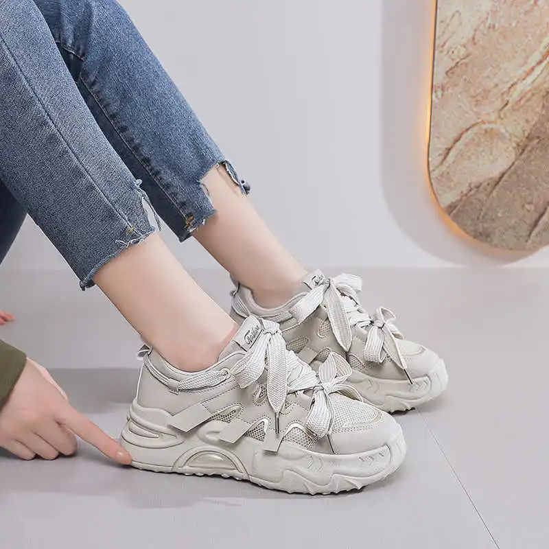 

40 Number Tenis Sport Training Casual Woman Sneakers Wide Foot Shoes Drop Shipping Skor Wholesale Exercise Footwears