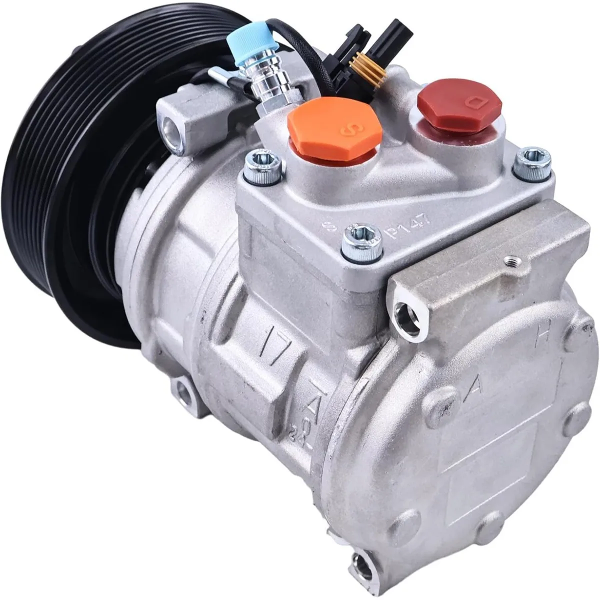 

12V 10PA17C A/C Compressor RE46609 For John Deere Loader 260 280 310G 410G 210LJ 1850