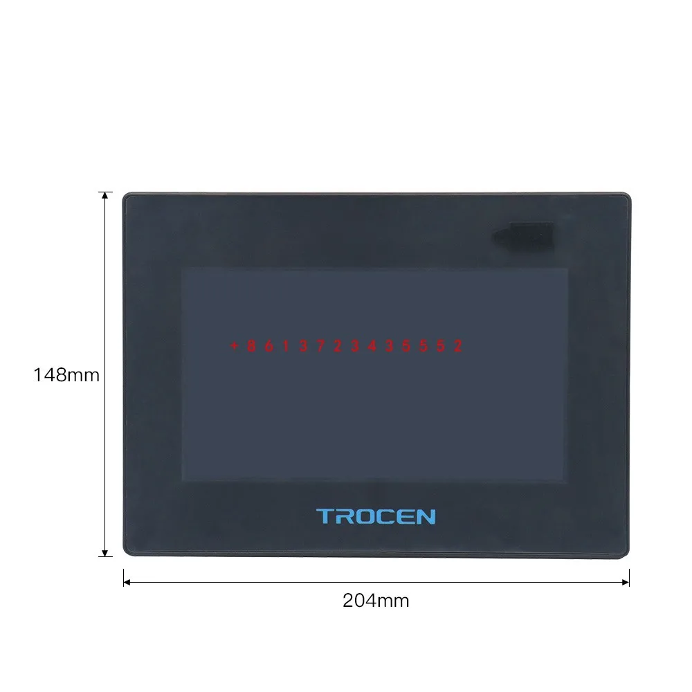 Trocen pisau bergetar, pengontrol gerakan TC-6832 layar sentuh 7 inci digunakan untuk pisau bergetar CNC
