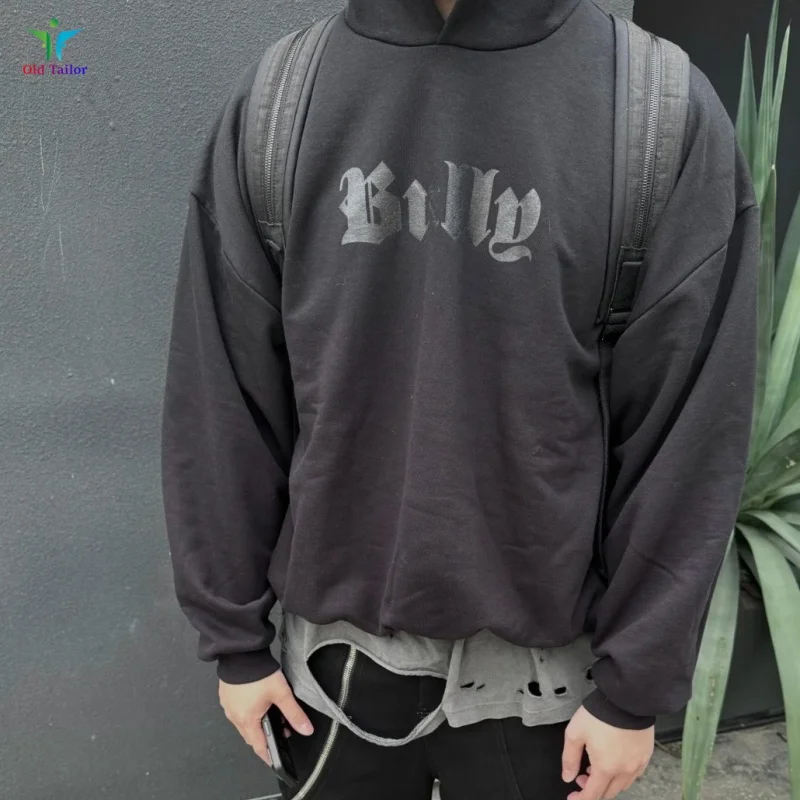

Trendy High-Quality Kanye Black Hoodie Winter Men's Women's Cotton Casual Printed Hooded Sweatshirt