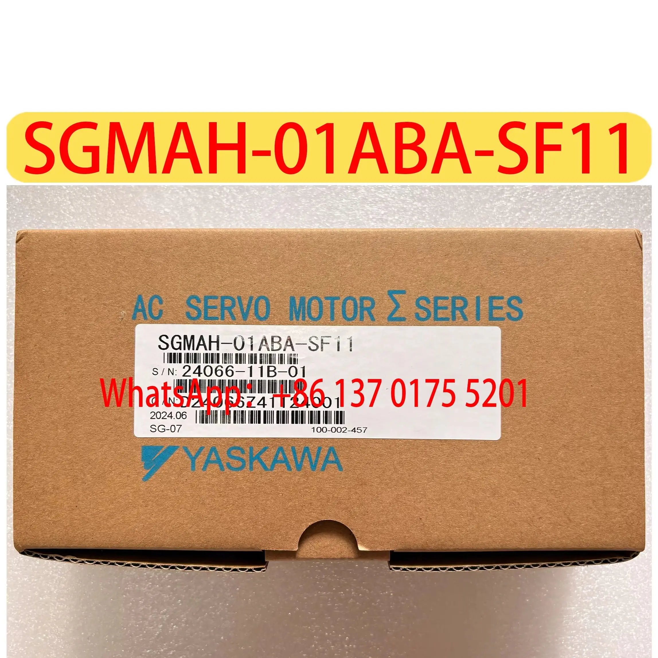 SGMAH-01ABA-SF11 Brand new Servo Motor Fast shipping