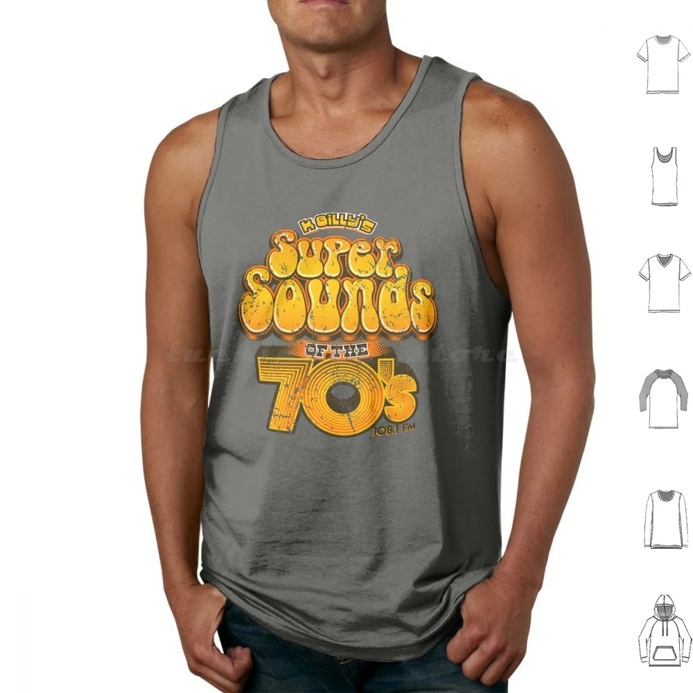K Billy's Super Sounds Of The 70s Tank Tops Print Cotton Reservoir Dogs K Billys Super Sounds 70s Seventies Steve