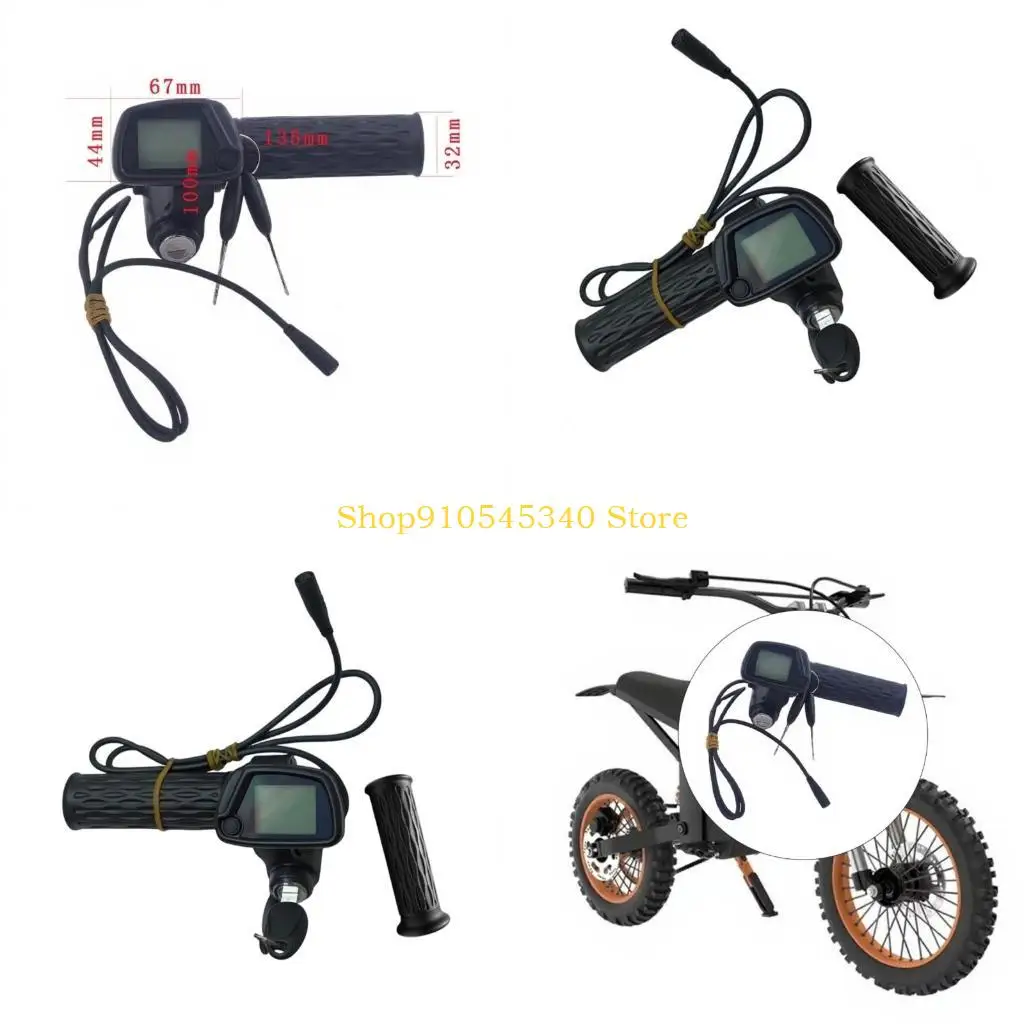 

U2JA Motorbike Restrict Control With Digital Tachometer Impermeable Building Against Burglary Lock