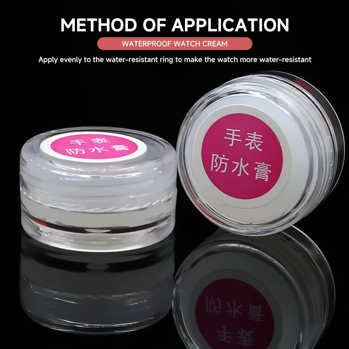 Grasa para reloj, adherencia automática, aceite resistente al agua, grasa de silicona, caja de crema, junta tórica, lubricante, herramienta de reparación profesional, 1-4 Uds.