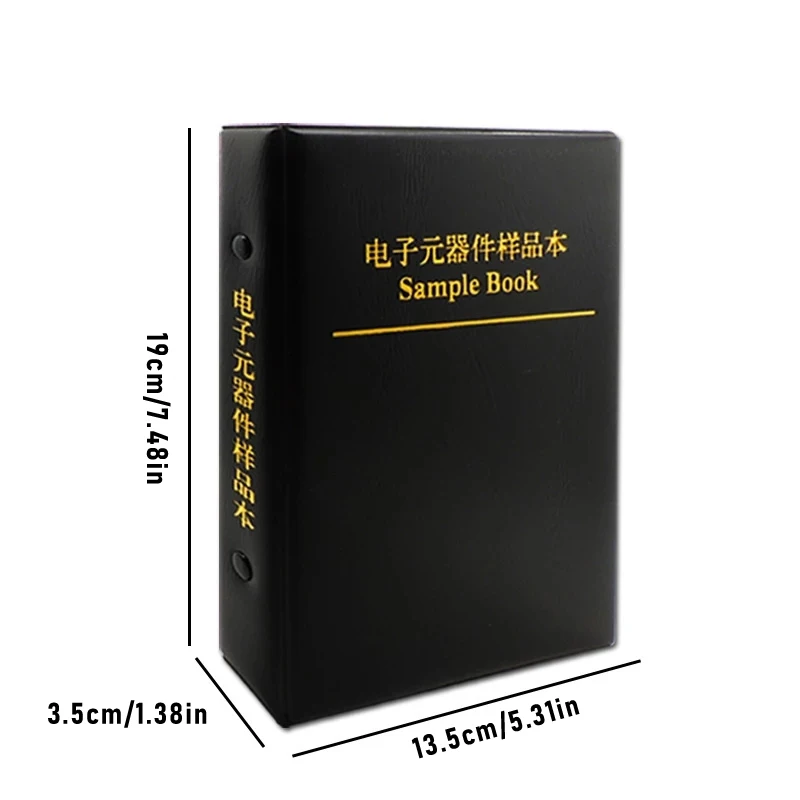 Chip Resistor Capacitor Book 0603 0805 1206 1% Accuracy 170Values Inductor Book Capacitor Resistor Package Component Sample Book