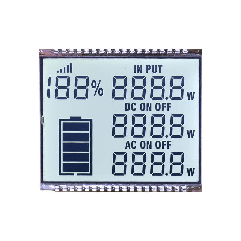 Liefert schwarzer Hintergrund, weißer Text, Feldcode, Bildschirm, VAModule, mehrfarbig, Home AppliancelcdColor Screen Segment LC