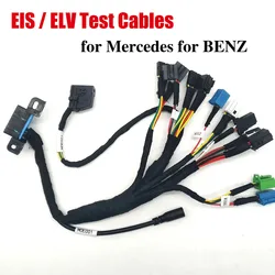 Eis elv test kabel für mercedes für benz arbeiten mit vvdi mb werkzeug und cgdi mb w212 w221 w164 5 in 1 eis elv erkennungs schlüssel kabel