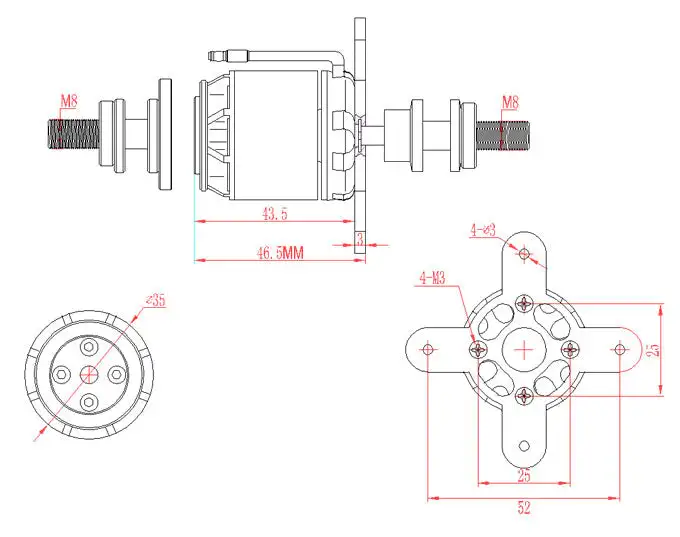 EMAX GT2820 Motor