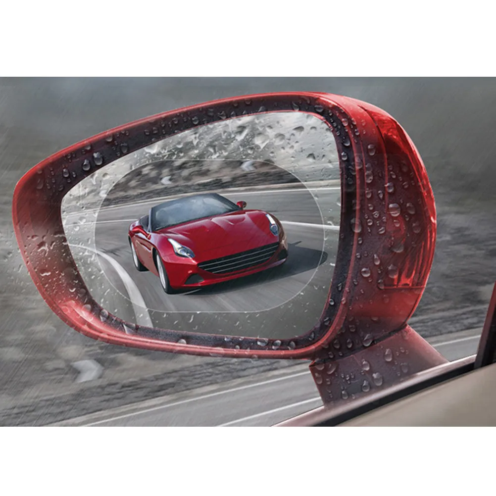 

1Pair Rainproof Mirror Film Universal Fit for Car Suv Truck Motorcycle Side Rearview Mirrors Anti-Fog Anti-Glare Waterproof