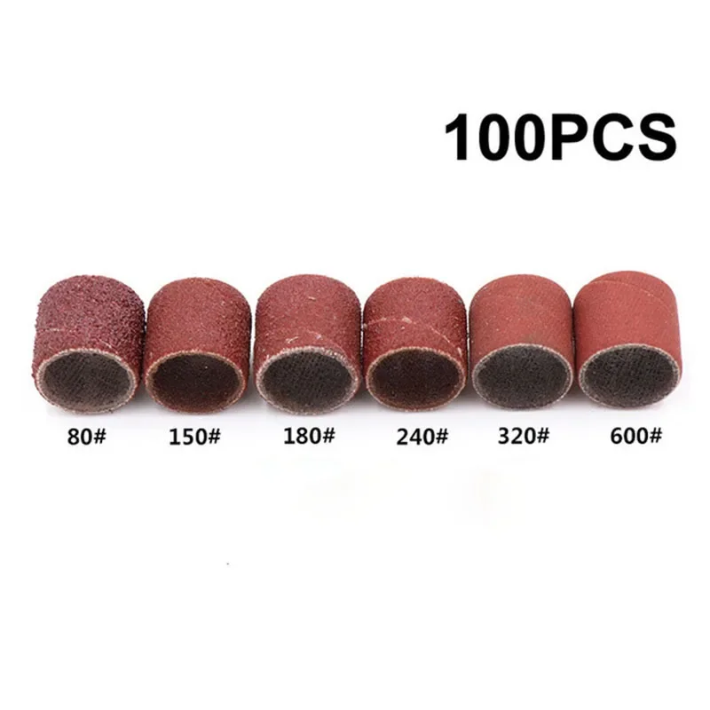 High Quality New Practical Useful Accessories Sanding Sleeves Metal Polishing Replacement Sandpaper Sets Spare