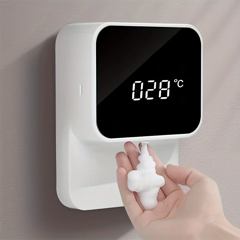 Automatic Induction Soap Wall Mounted Sensor Soap Dispenser, Touchless Hand Sanitizer Dispenser,Hand Soap Container For Bathroom