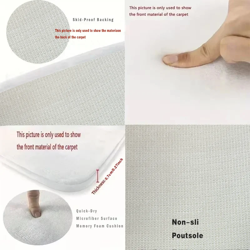 Tapete de porta de Natal VIKAMA, tapete de boas-vindas interno e externo para porta traseira dianteira, decoração de inverno de férias ​   casa