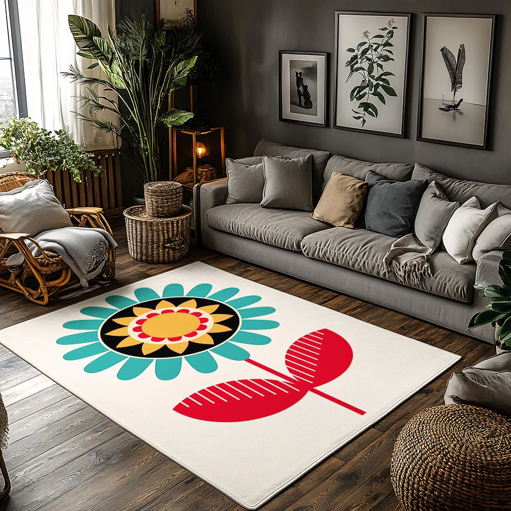 Floral Doormat Welc…