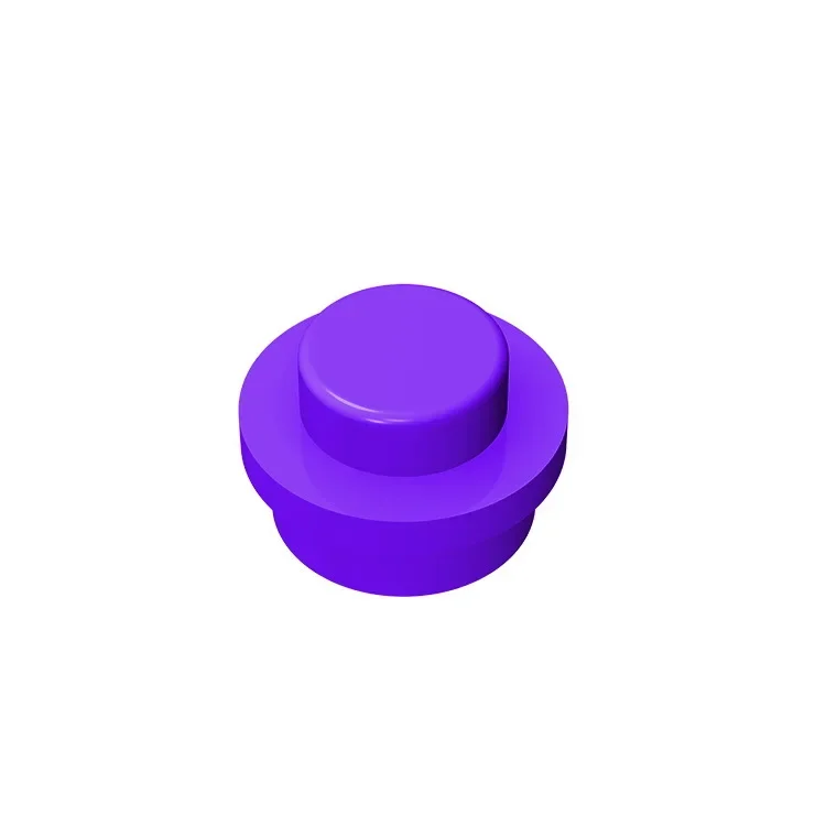 Building Blocks Technicalalal DIY Plates 1x1 Round grain brick 10 PCS Creative Educational toy for children birthday gift 6141