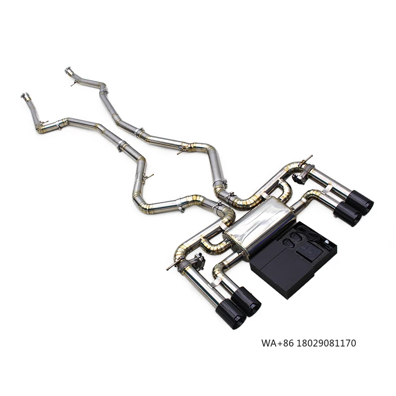 

Выхлопная система BK Catback с клапаном для X5M/X6M F85/F86 4.4TT 2015-2019, легкие титановые патрубки