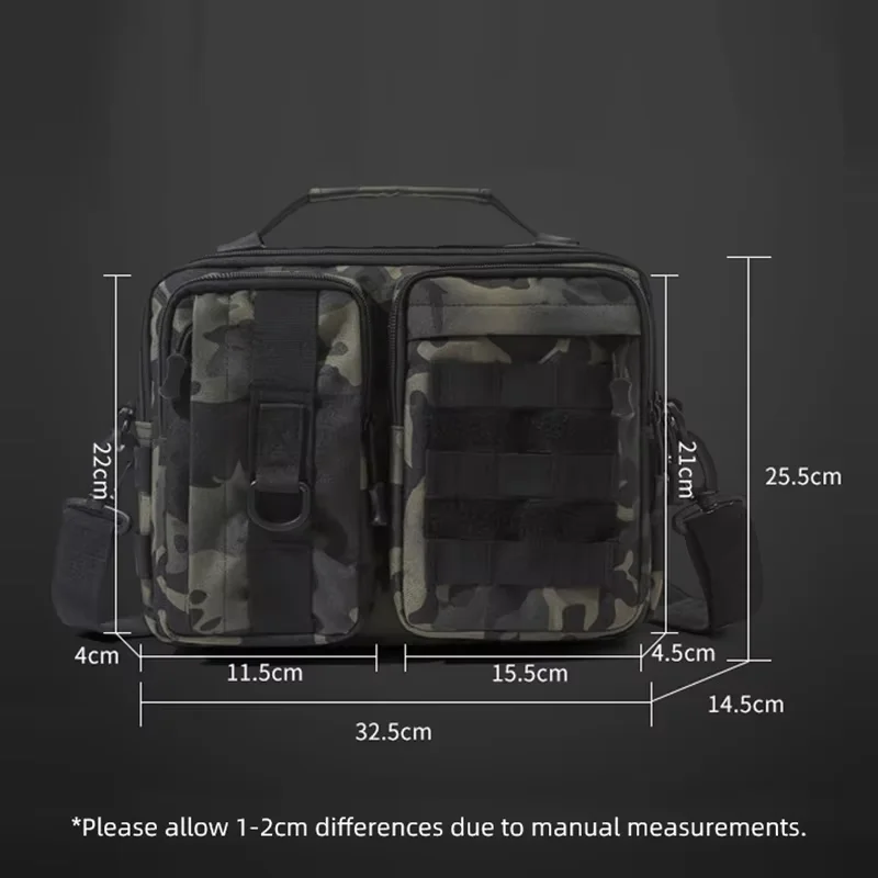 Trekking Tactical Handbags Shoulder Bag Camping for Man Hiking Travel Climbing Fishing Sling Crossbody Outdoor Weekend Molle Bag