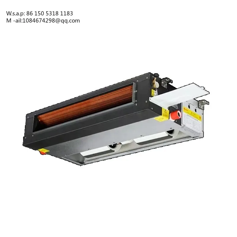 OEM High-end chilled water 190mm ultra-thin ceiling horizontal concealed fan coil unit with cooling capacity 1.8-12.67 kw