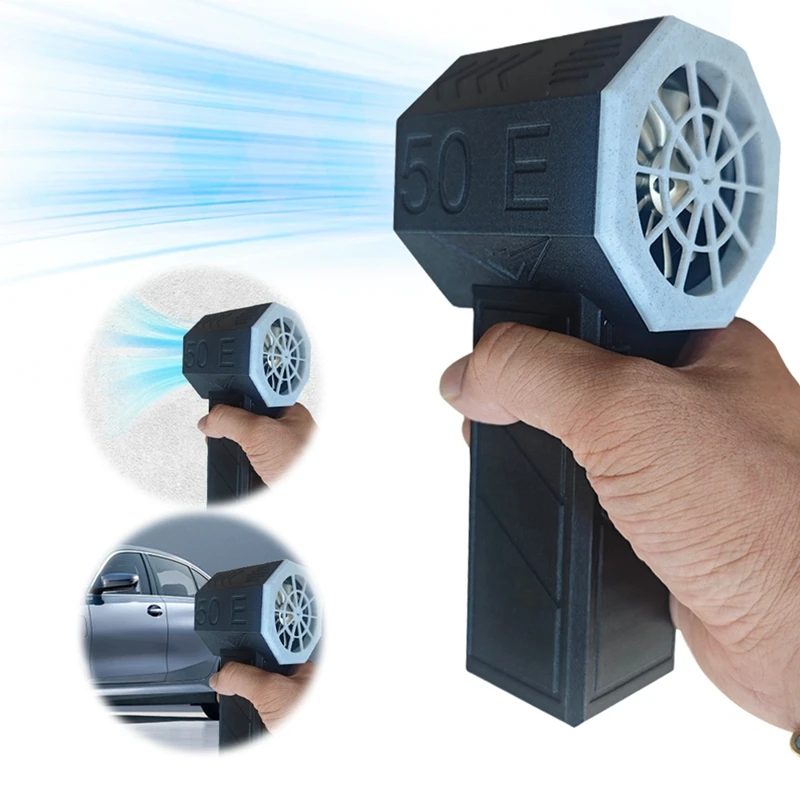 Ventilateur Turbo Jet pour voiture, souffleur d'air violent, moteur sans balais, souffleur de poussière électrique injuste, 50E, 50mm