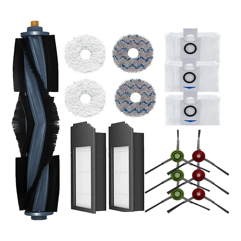 

[NEW!N92R】 Replacement Accessories Set Fit For ECOVACS X1 Omni / X1 TURBO Robot Vacuum