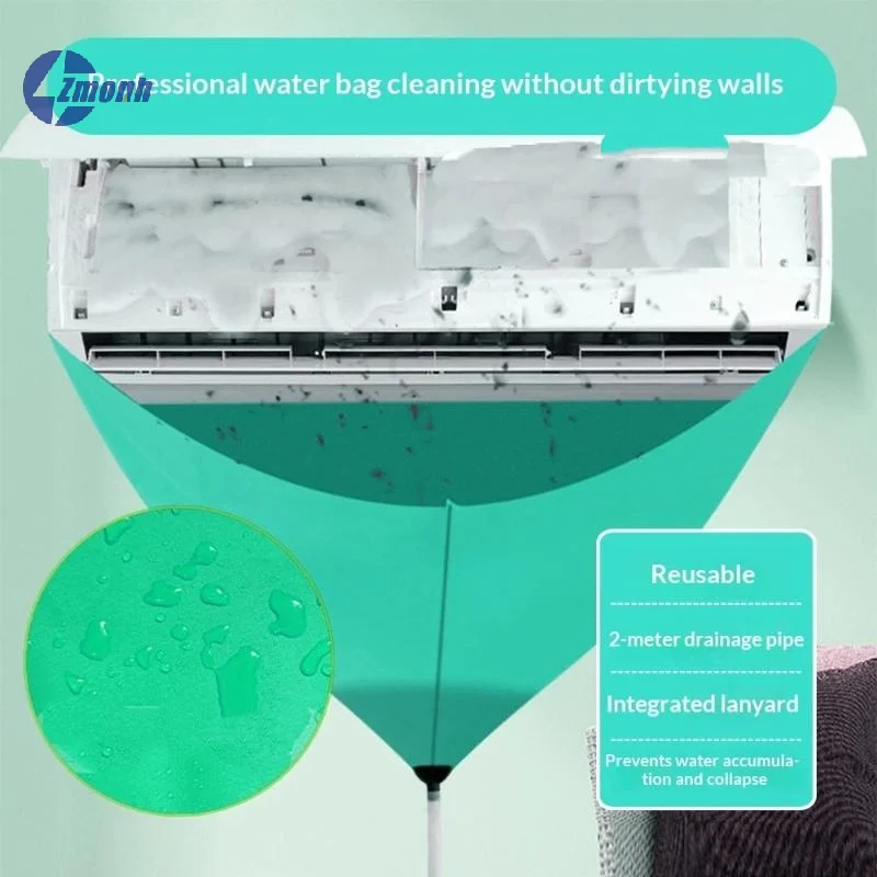 New！Leak-proof Air Conditioner Clean Cover Waterproof Drain Air Conditioner Cleaning Kit Thickened PVC With Drain Pipe