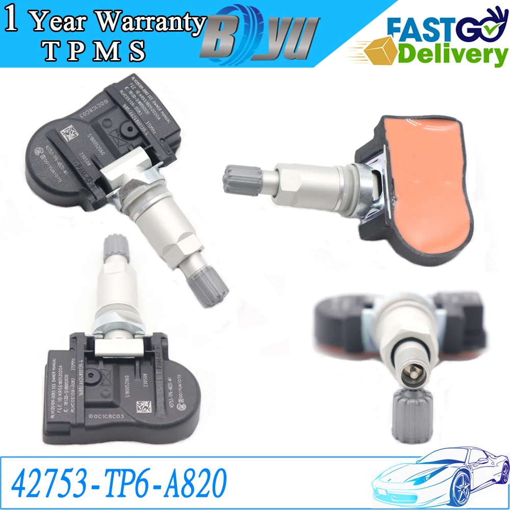 

Автомобильный датчик контроля давления в шинах TPMS 42753-TP6-A820 для Honda Accord Crosstour CR-V 2010-2015 315 МГц 42753-TP6-A821