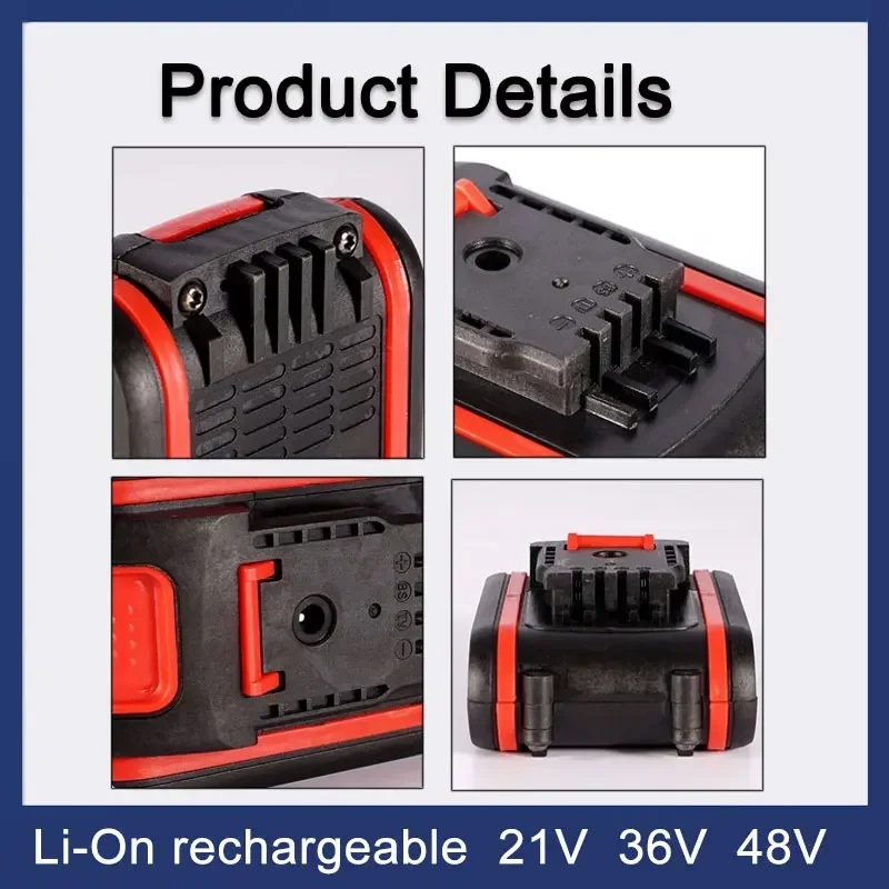 21V Cordless Impact Drill Battery Power Battery,Replace 48VF 36VF 88VF Replacement Battery for Power Tool