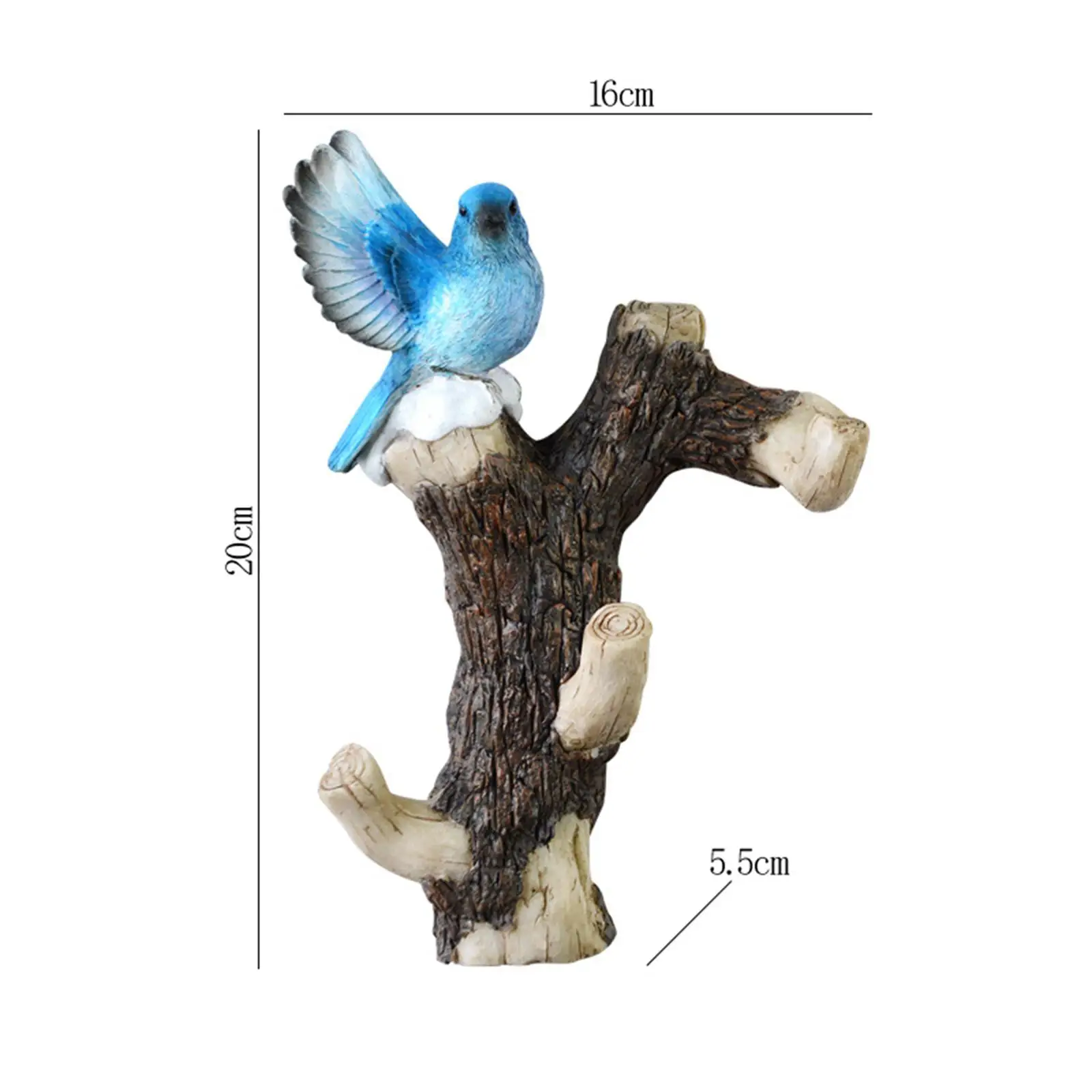 Birds on A Branch Hanger Home Wall Mounted Rack Resin Wall Coat Hooks for Bathroom Utensils Hats