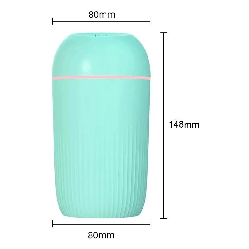 420ML USB umidificatore silenzioso luce notturna delicata Aroma diffusore auto purificatore più fresco Spray lavoro per 8-12 ore elettrodomestico