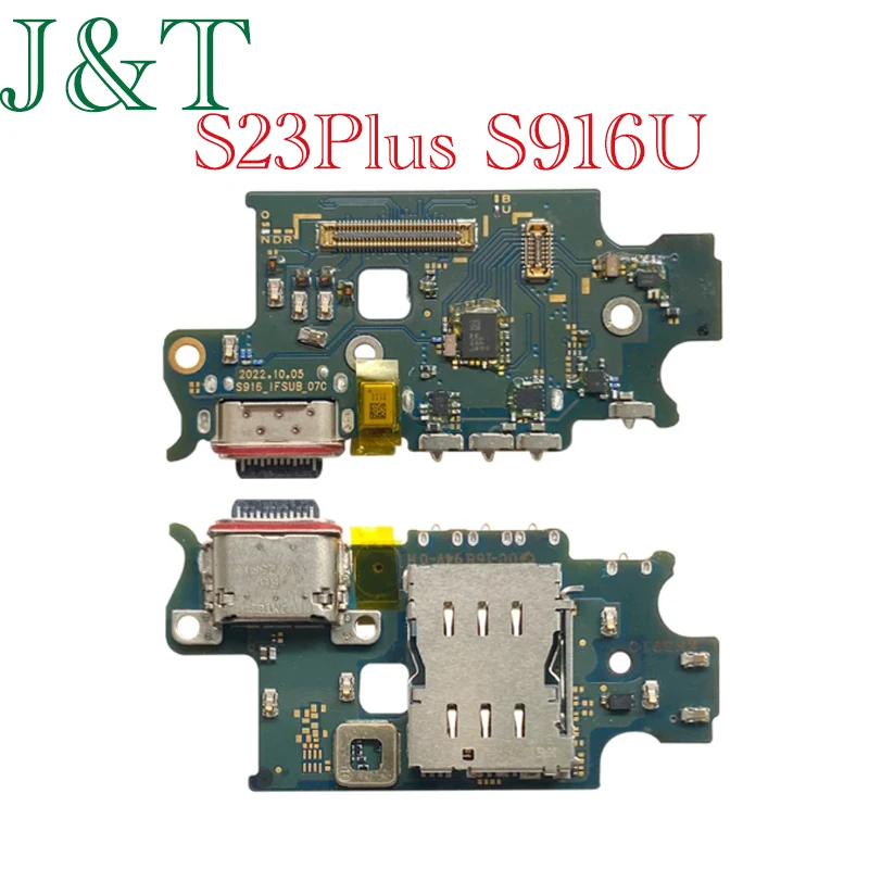 SB Charging Board Port Dock Charger Connector Flex Cable For Samsung S23 Plus Ultra 5G S911B S916B S918B