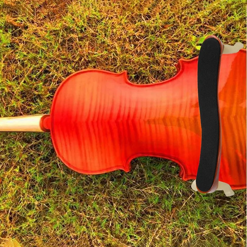 Descanso de ombro para violino de madeira de bordo profissional ajustável tamanho 3/4 4/4