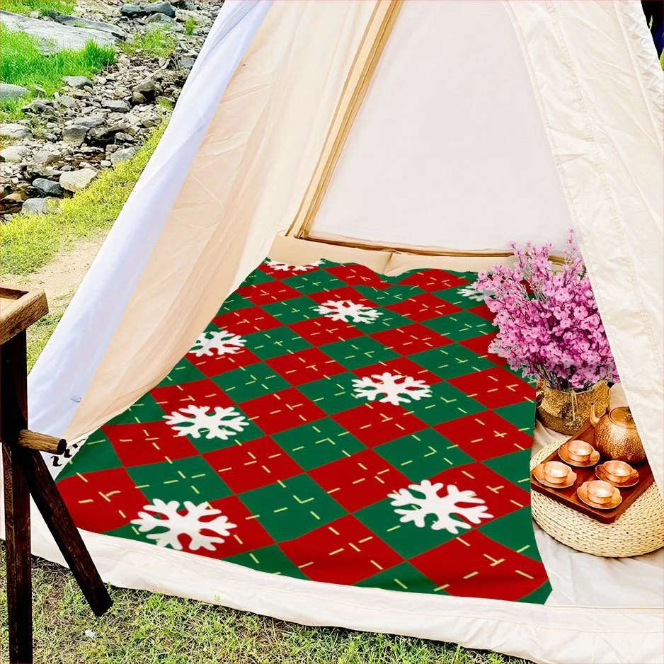 Christmas Celebration Joy Blanket Cozy Flannel Throw for Holiday Cheer AllSeason Comfort Festive Tradition Gift