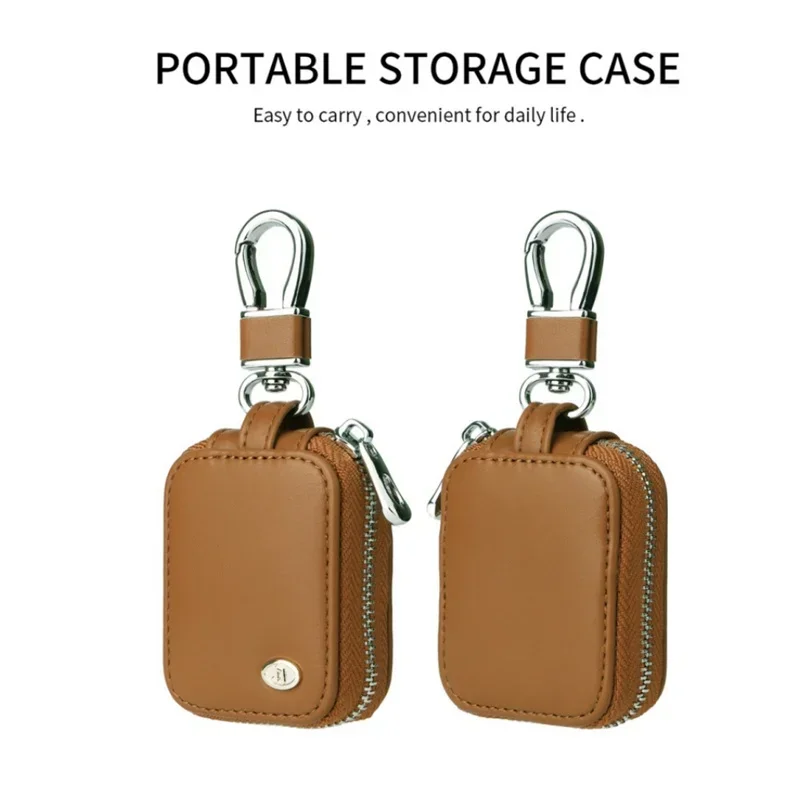 مناسبة لأجهزة Apple Airpods 1 2 3 4 Pro Pro 2 حافظة واقية لسماعات الأذن حافظة جلدية إصدار عالمي مع مشبك معدني