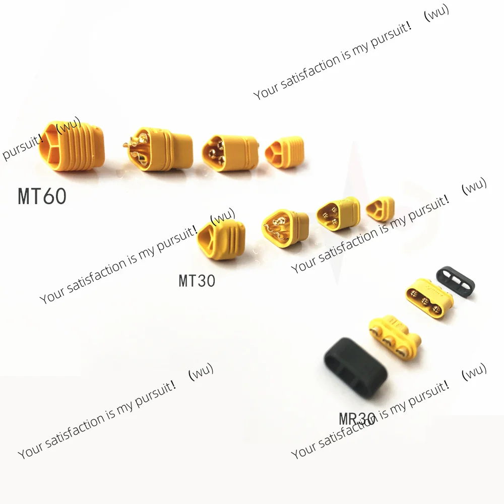 3pcs MR30 MT30 MT60 Connector Plug Socket Cable Wire Female Male 3 Pins for Drone Helicopter Li Lithium Ion Battery Amass