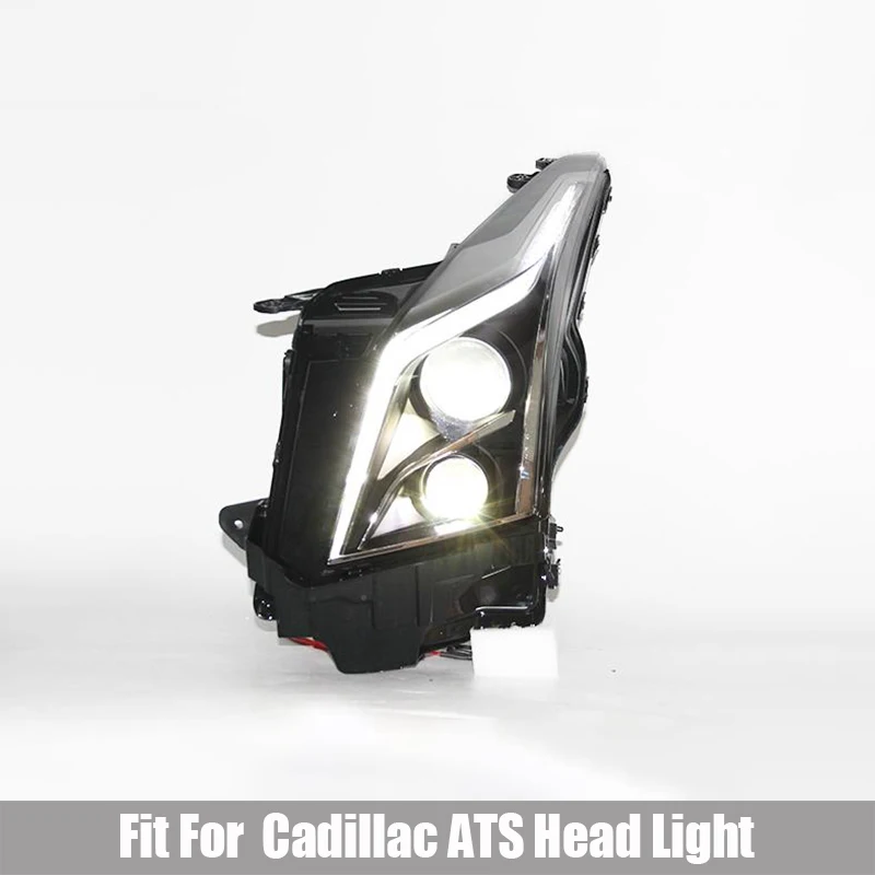 

Headlight Assembly Suitable for Cadillac ATS Refitted LED Lens Headlamp Assembly Streamer Daytime Running Lamp