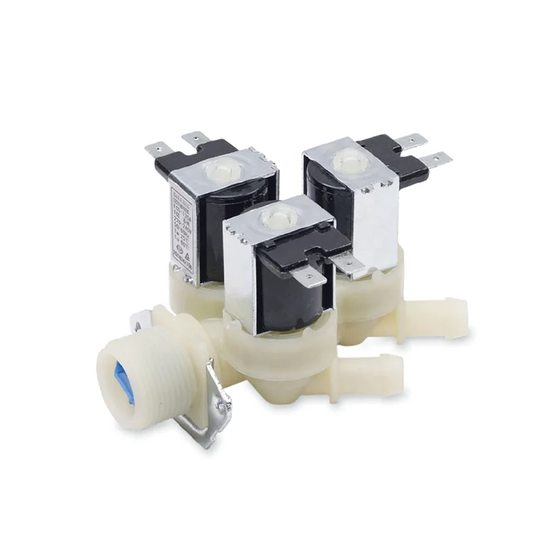 Water Inlet Solenoid Valve, Water Inlet Valve AC220V-240V for Drum Washing Machine Automatic Washing Machine Outlet Valve