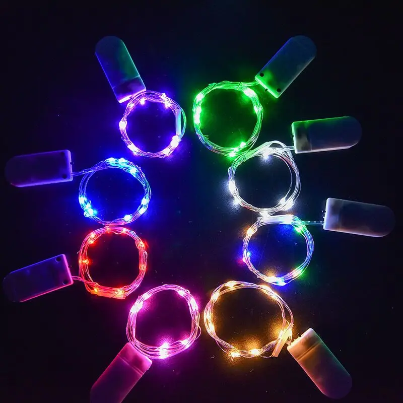 

3m 30Leds Flexible String Light Button battery operated Copper wire ultra thin fairy strings Xmas Christmas Party Wedding Decor