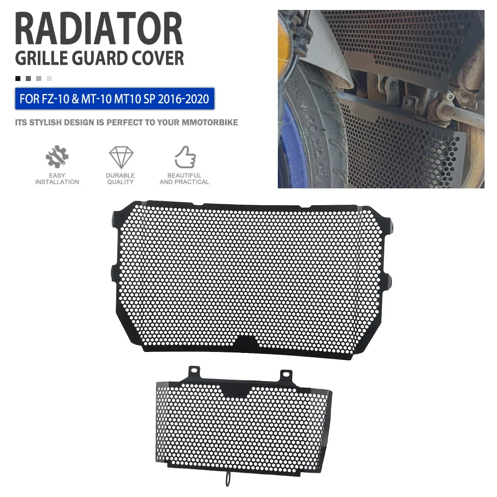 

Radiator Guard For Yamaha FZ-10 & MT-10 MT10 SP 2016 2017 2018 2019 2020 Motorcycle Radiator Grille Cover Oil Guard Protector