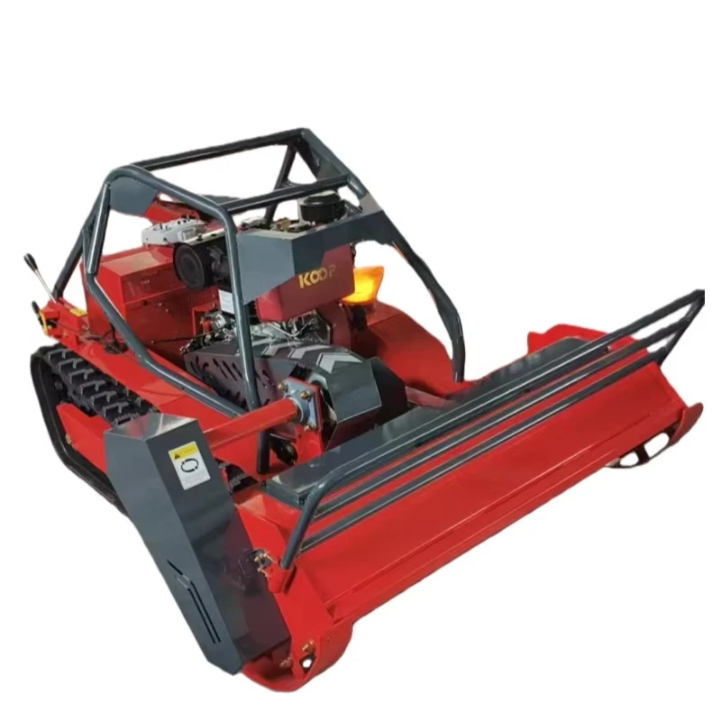 Industrial Remote Controlled Lawn Mower High Efficiency Grass Cutting Equipment