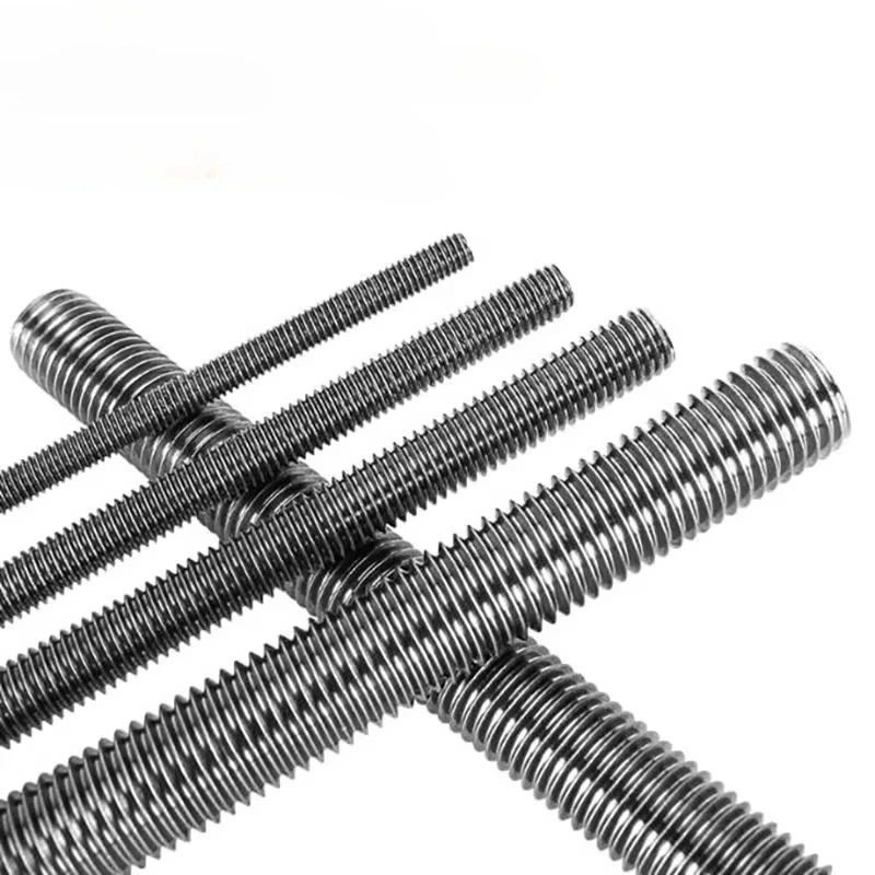 2-20PCS Pure Titanium Bolt Bar Rod Studding Stud M3 M4 M5 M6 M8  Metric Full Threaded Bar Rod Metric Threaded Rod for 3D Printer
