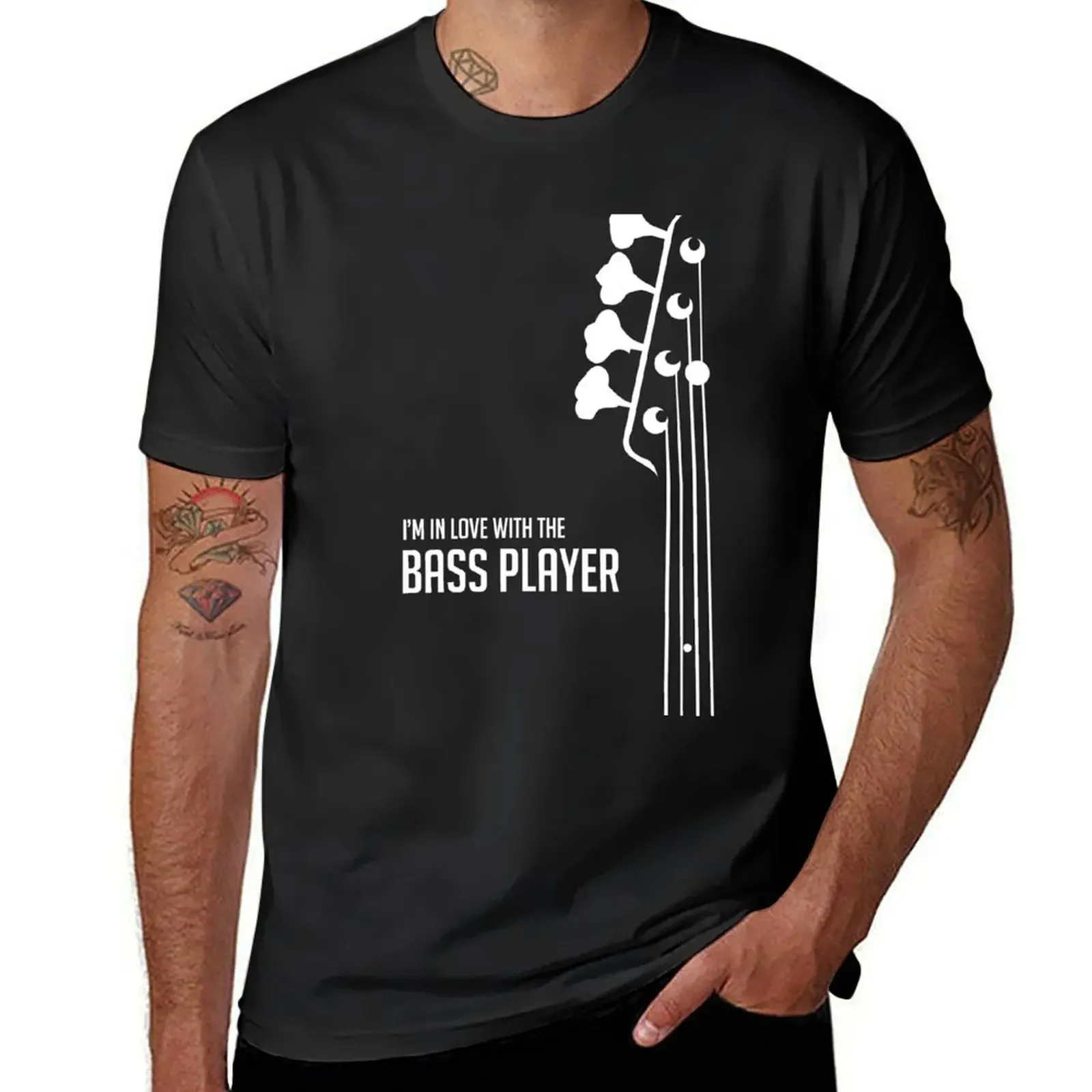 I'm in Love With the Bass Player Tee - Bass Guitarist - Bassist T-Shirt sublime for a boy mens workout shirts