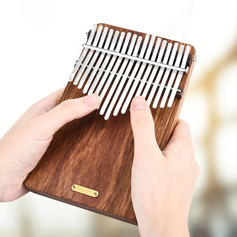 17 Key Kalimba Plate Type Thumb Piano Professional B/C Tone Finger Piano Adult Beginner Kalimba Wooden Keyboard Instruments