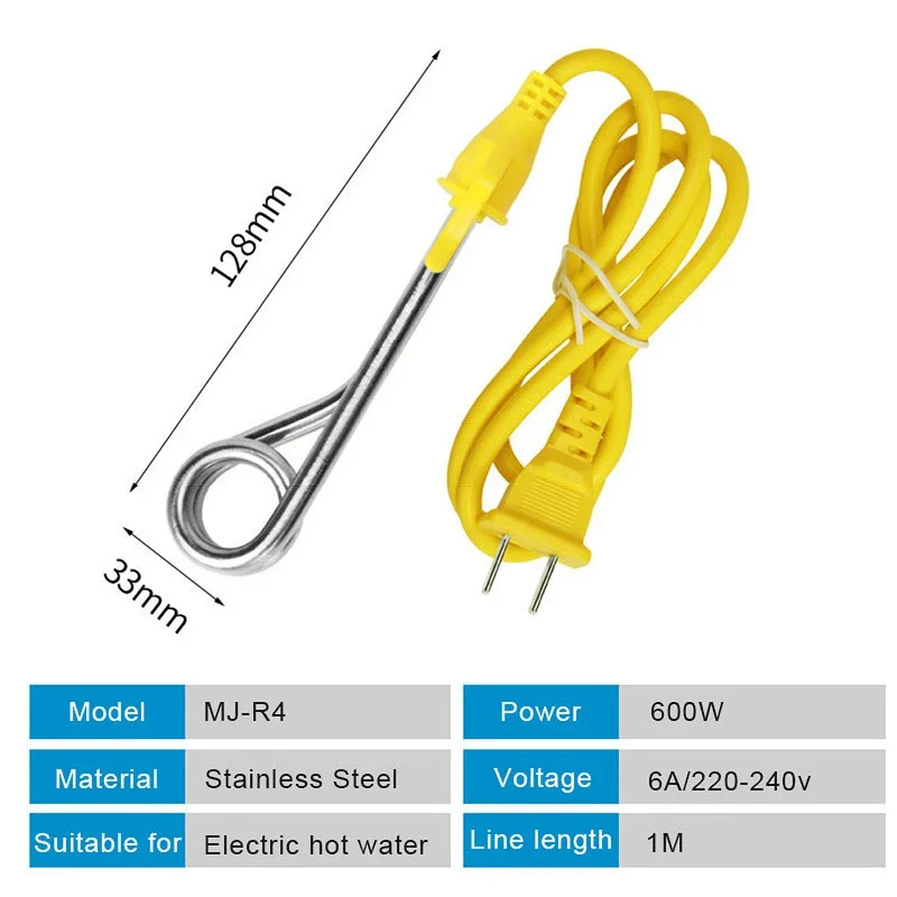 موزعات مياه كهربائية صغيرة محمولة سخان مياه ساخن مغلي فوري للسفر والفندق والمكتب 220 فولت 600 وات سخانات مياه بمقبس الاتحاد الأوروبي